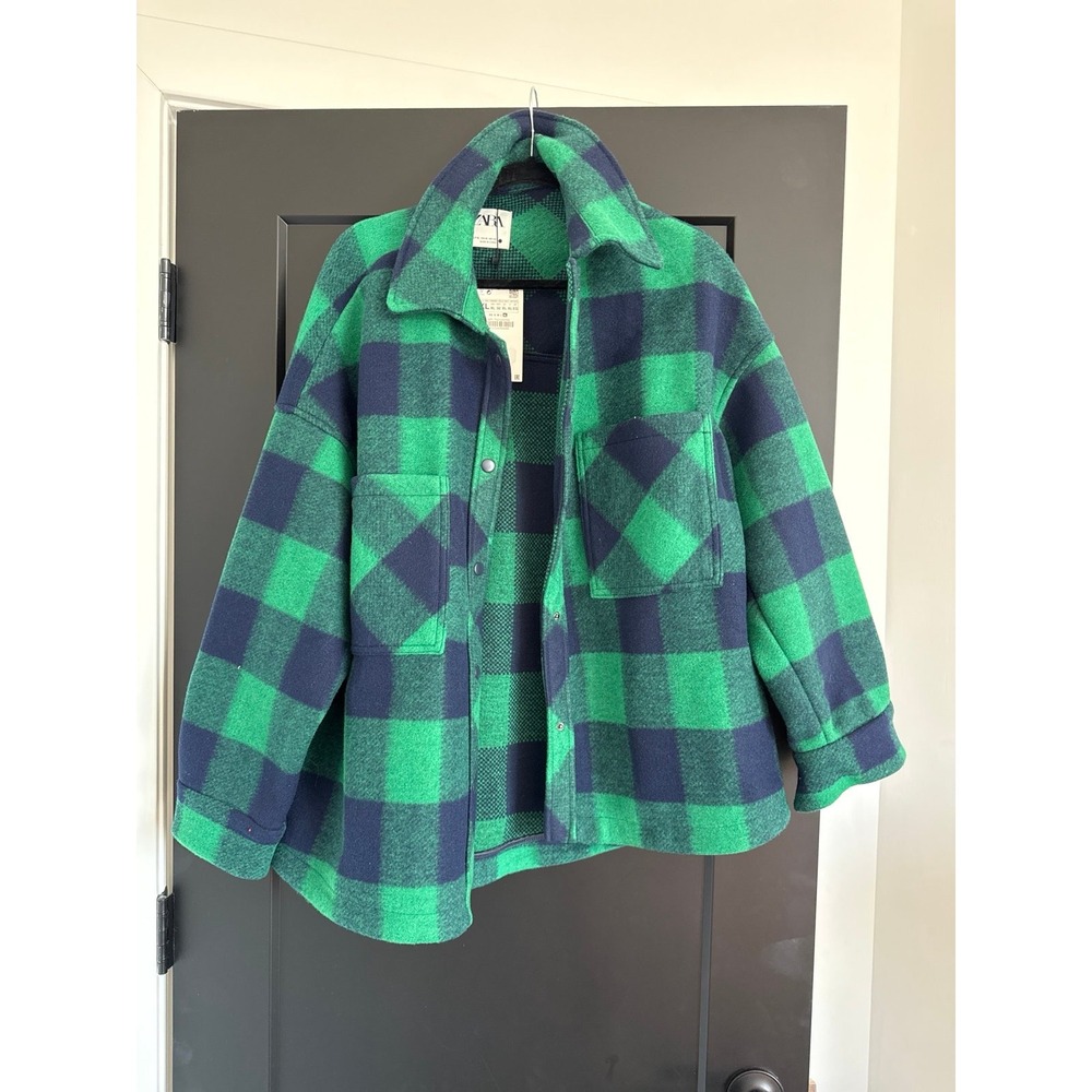 WOMEN'S Zara flannel fleece jacket SIZE XL